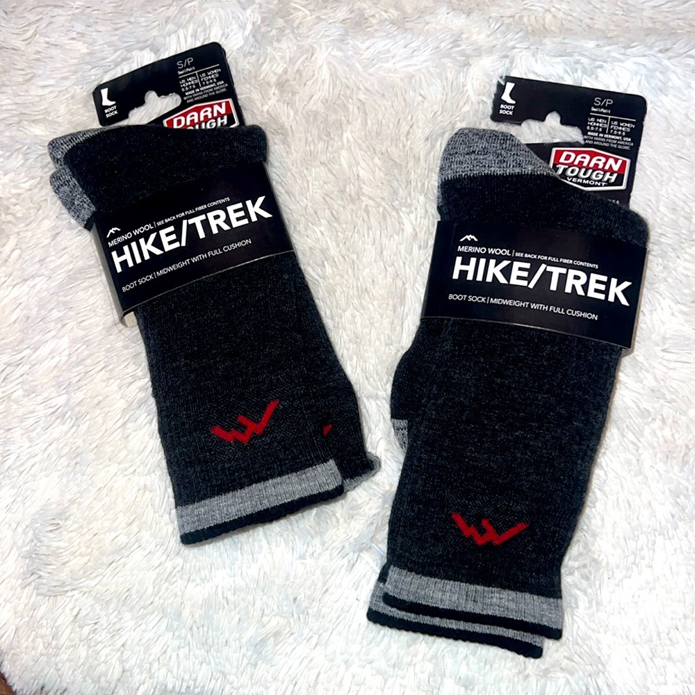 DARN TOUGH HIKE/TREK  BOOT SOCKS